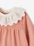 Gesmoktes Baby Kleid aus Cord mit abnehmbarem Kragen rosa 6