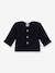 Baby Strickjacke PETIT BATEAU, Bio-Baumwolle blau 1