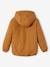 Jungen Winterjacke mit Kapuze und Webpelzfutter, Recycling-Polyester bronze 6