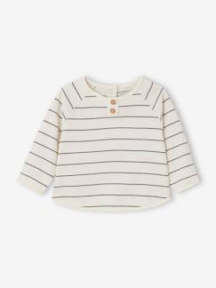 Babymode-Shirts & Rollkragenpullover-Bio-Kollektion: Baby Shirt mit Streifenmuster