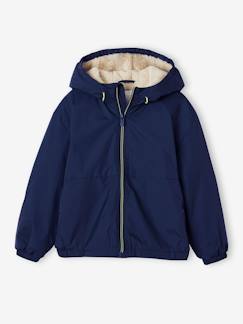 -Jungen Anorak mit Teddyfleece-Futter