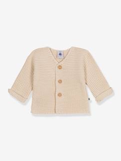 Babymode-Pullover, Strickjacken & Sweatshirts-Baby Strickjacke PETIT BATEAU aus Bio-Baumwolle