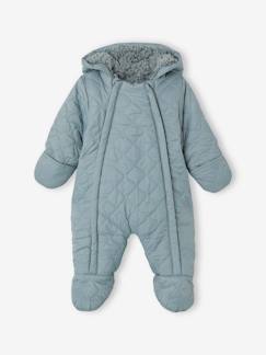 Babymode-Mäntel, Jacken, Overalls & Ausfahrsäcke-Overalls-Baby Unisex Winter Overall mit Kunstfell und Recycling-Polyester