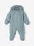 Baby Unisex Winter Overall mit Kunstfell und Recycling-Polyester pfauenblau 1