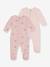 2er-Pack Baby Strampler aus Ripp PETIT BATEAU rosa 1