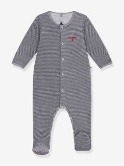 Baby Strampler mit Streifen PETIT BATEAU  [numero-image]