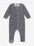 Baby Strampler mit Streifen PETIT BATEAU marine gestreift 1