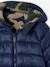 Jungen Wende-Steppjacke mit Teddyfleece, Recycling-Polyester-Wattierung marine+tannengrün 11