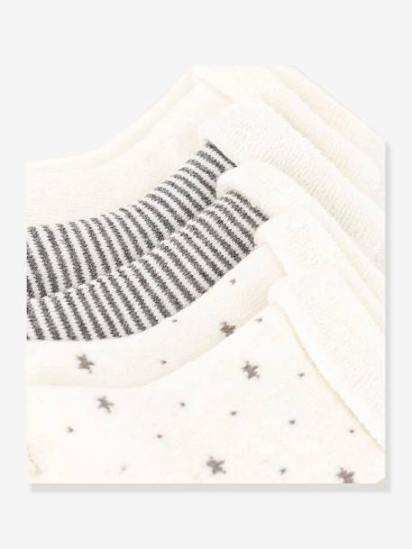 3er-Pack Baby Stricksocken PETIT BATEAU wollweiß 2