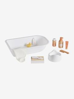 -Puppen-Badewanne mit Zubehör aus Holz FSC®