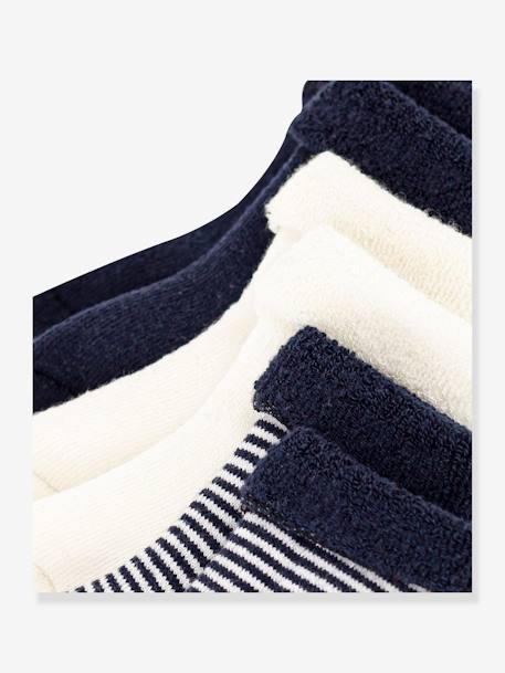 3er-Pack Baby Stricksocken PETIT BATEAU marine gestreift 2