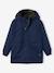 Jungen Winterjacke mit Teddyfleece-Futter & Recycling-Polyester nachtblau 3