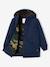 Jungen Winterjacke mit Teddyfleece-Futter & Recycling-Polyester nachtblau 2