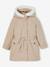 Mädchen 3-in-1-Parka mit Recycling-Polyester taupe 2