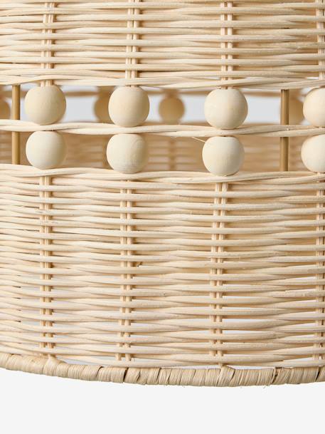 Kinderzimmer Rattan-Lampenschirm HOLZPERLEN hellbeige 4