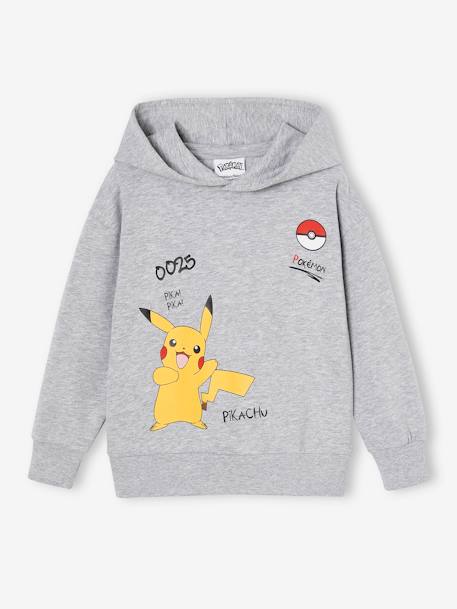 Jungen Kapuzensweatshirt POKEMON grau meliert 1