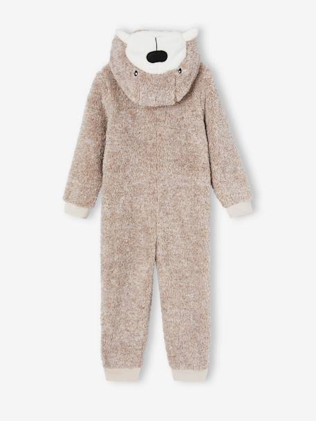 Jungen Onesie Walross beige meliert 3