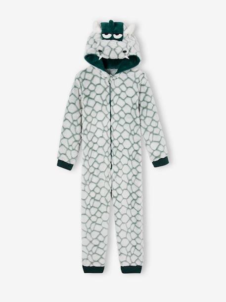 Jungen Onesie Drache grün 1