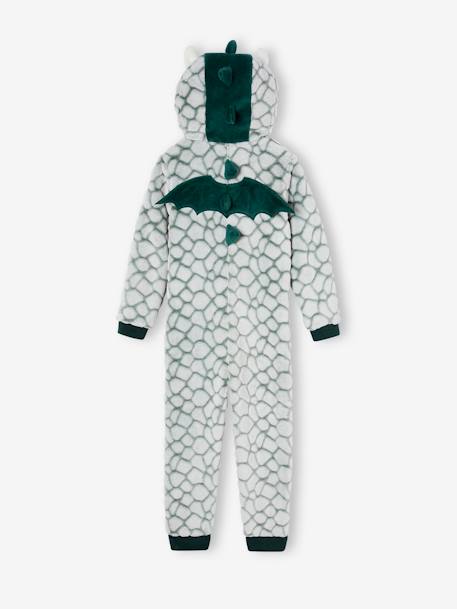 Jungen Onesie Drache grün 4