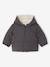 Wendbare Baby Jacke mit Recycling-Polyester anthrazit 1