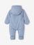 Baby Winter-Overall mit Teddyprint und Recycling-Material blau 2