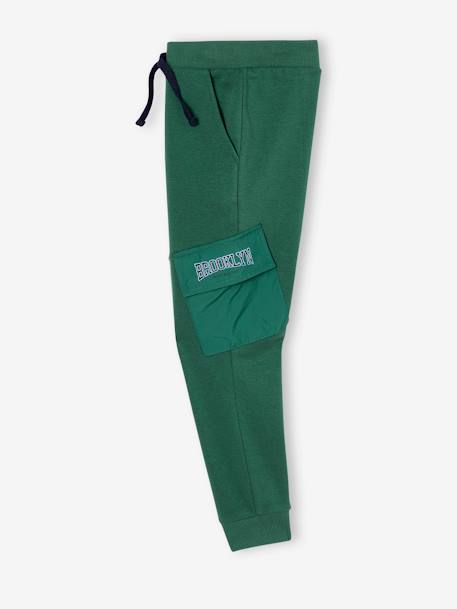 Jungen Joggpants - grün+nachtblau - 2