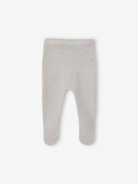 Unisex Baby-Set, 4 Teile grau meliert 4