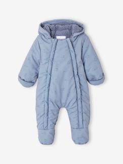 -Baby Winter-Overall mit Teddyprint und Recycling-Material