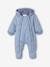 Baby Winter-Overall mit Teddyprint und Recycling-Material blau 1