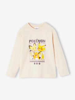 Jungenkleidung-Shirts, Poloshirts & Rollkragenpullover-Shirts-Jungen Shirt POKEMON mit großem Print