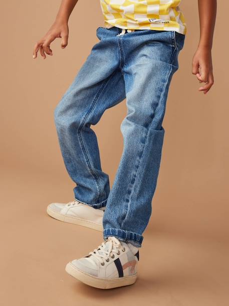 Weite Jungen Jeans mit Schlupfbund Oeko-Tex bleached+blue stone+dunkelblau 8