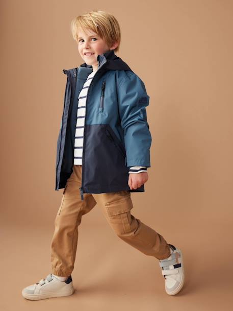 Jungen 3-in-1-Jacke mit Fleecejacke tinte 1