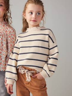 Maedchenkleidung-Pullover, Strickjacken & Sweatshirts-Pullover-Mädchen Pullover mit Volantkragen, Capsule Collection MAMA, TOCHTER & BABY Oeko-Tex