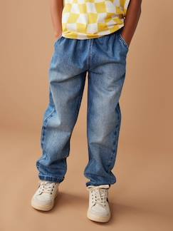 -Weite Jungen Jeans mit Dehnbund Oeko-Tex