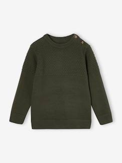 Jungenkleidung-Pullover, Strickjacken, Sweatshirts-Jungen Strickpullover Oeko-Tex