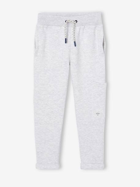 Jungen Sport-Set: Sweatshirt & Joggpants Oeko-Tex weiß meliert 3