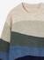 Flauschiger Jungen Pullover im Colorblock-Style blau 4