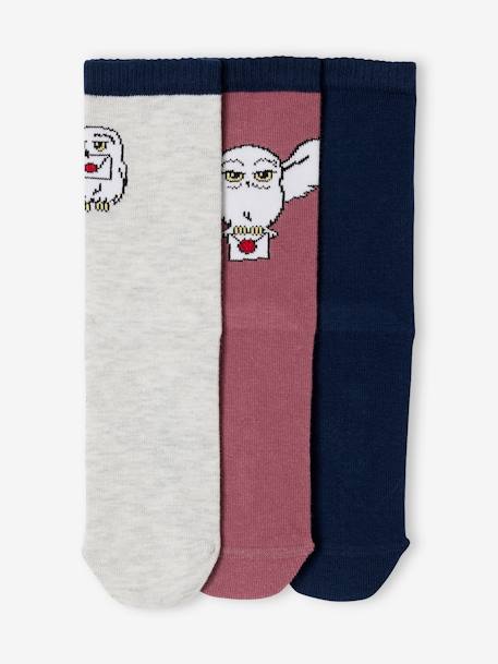 3er-Pack Mädchen Socken HARRY POTTER pflaume 2