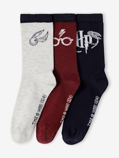 Jungenkleidung-3er-Pack Jungen Socken HARRY POTTER