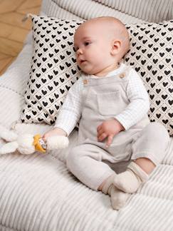 Babymode-Baby Latzhose aus Strick Oeko-Tex