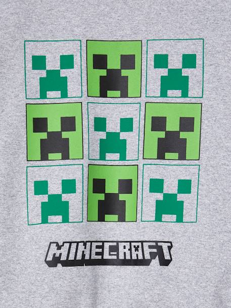 Jungen Sweatshirt MINECRAFT grau meliert 3