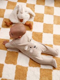 Babymode-Baby Samt-Strampler mit Tiergesicht Oeko-Tex