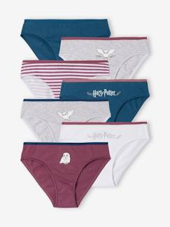 Maedchenkleidung-Unterwäsche, Socken, Strumpfhosen-7er-Pack Mädchen Slips mit Glitzer HARRY POTTER