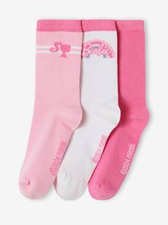 Maedchenkleidung-Unterwäsche, Socken, Strumpfhosen-Socken-3er-Pack Mädchen Socken BARBIE