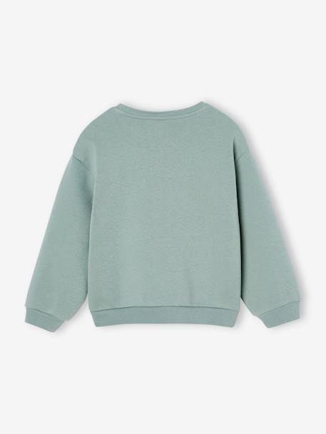 Mädchen Sweatshirt mit Print Basics Oeko-Tex aprikose+graugrün+indigo-blau+rosa+vanille 5