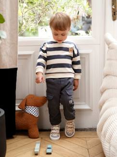 Babymode-Jungen Baby-Set: gestreiftes Sweatshirt & Cargohose