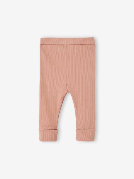 Baby Leggings BASIC Oeko-Tex - beige+cappuccino+goldgelb+marine+rosa - 15