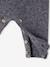 Jungen Baby Latzhose aus Jacquardstrick schieferblau 4