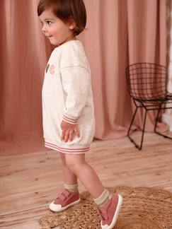 Babymode-Baby Sweatkleid mit Motiv