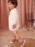 Baby Sweatkleid mit Motiv beige meliert+pudrig rosa 1